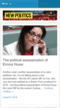Mobile Screenshot of newpolitics.com.au