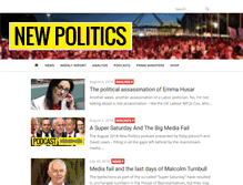 Tablet Screenshot of newpolitics.com.au